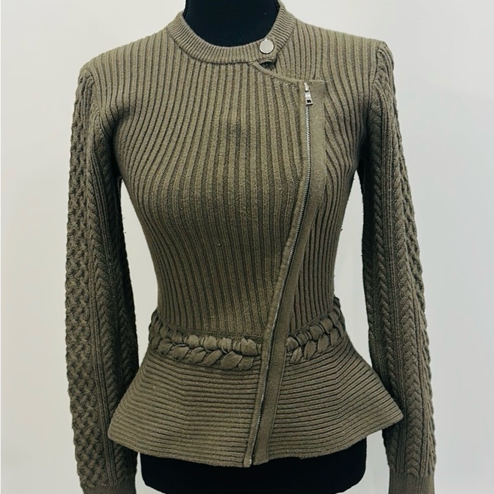 Jonathan Sinkhai Olive Green Women's Sweater